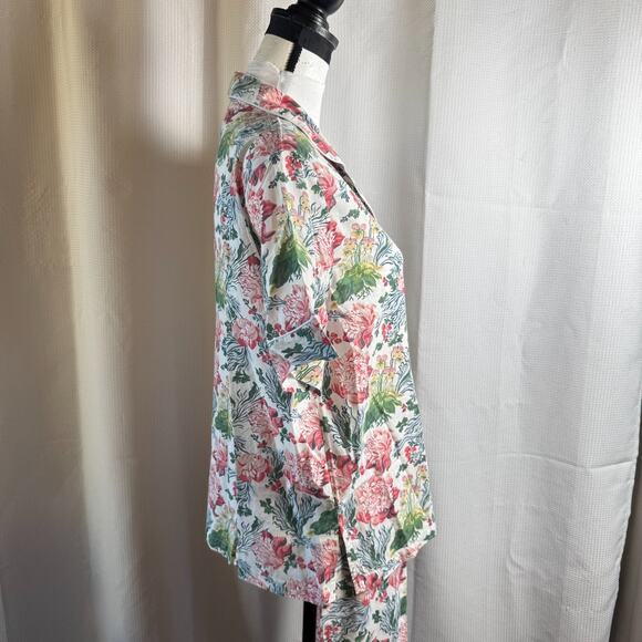 NWT The Met Metropolitan Museum of Art S/M European Floral Pajamas w/Pouch - Picture 14 of 16